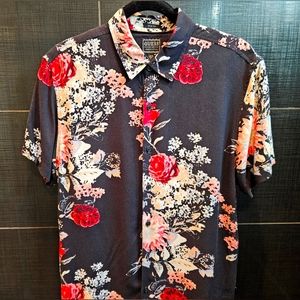 GUESS Men's Floral Button-Down